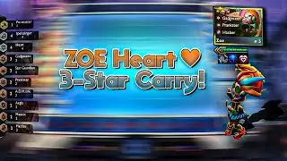 TFT SET 8 | ⭐⭐⭐ZOE | PERFECT TRAITS | 4 Spellslinger 4 heart COMPOSITION | GAMEPLAY | ParEz0