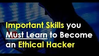 Which skills you must learn to become an Ethical Hacker