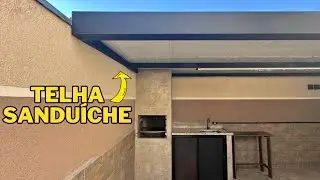 TELHA SANDUÍCHE Área Gourmet (Forro Painel)