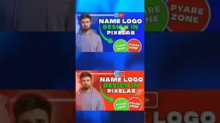 Name logo design in pixelab 🔥 #logodesign #shortsfeed #shorts#trendingshorts #viralshorts#pyarezone