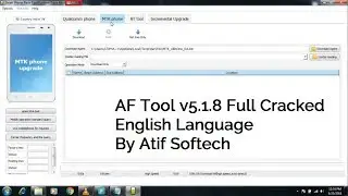 AF Tool v5.1.8 Full Cracked English Language By Atif Softech