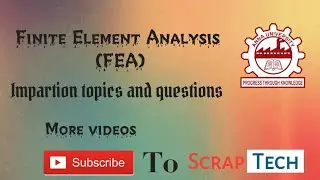 Finite Element Analysis (FEA)/Mech             # engineering stuff   #Mechanical #scrap Tech #FEA
