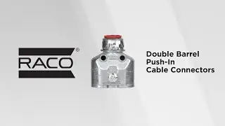 RACO Double Barrel Push-In Cable Connectors