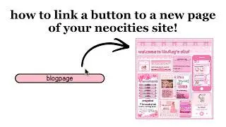 how to link a button to a new page of your neocities site!