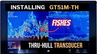 Installing Garmin GT51M Thru-Hull Transducer - Marine Tech Vlog#6
