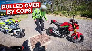 First Ride on my NEW Motorbike | STOPPED by POLICE