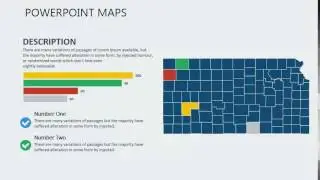 Map of USA State ✔ PowerPoint maps of Kansas with Counties