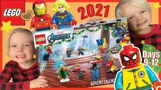 LEGO Marvel- AVENGERS ADVENT Calendar -76196 -2021 Days 9-12