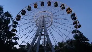 Как в Припяти: колесо обозрения Запорожье
