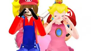 (MMD X SMB) MARIO X PEACH/HEARTBEAT DANCE (FELUIZ SAN VALENTÍN) PARTE 1/3 XD