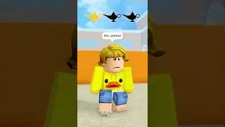 THE GENIE OF THE LAMP GAVE ME 3 WISHES IN BLOX FRUITS! 🏓 #shorts