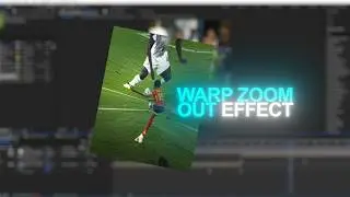 How to make a WARP ZOOM OUT EFFECT in After Effects! 🔥 | After Effects Tutorial