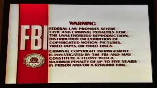 Opening to Turner and Hooch VHS 1990