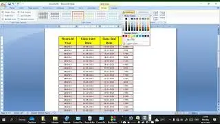 Conversion of Excel Datasheet into MS Word #excel