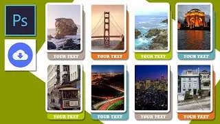 How To Make a Rounded Rectangles Photoshop Collage Template