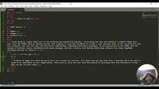 table thread tbody tfoot th  tr and td tag - html 5 tutorial in Hindi