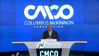 Columbus McKinnon Rings Closing Bell at NASDAQ (July 6, 2015)