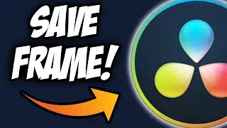How To Save Frame As Image In DaVinci Resolve 16 EASY! ✅| DaVinci Resolve Tutorials