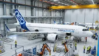 Inside the Aircraft Factory: Manufacturing the Airbus A320neo Passenger Jet (Full Industrial )