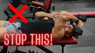 How To PROPERLY Dumbbell Skullcrusher   Avoid Elbow Pain & Grow Your Triceps
