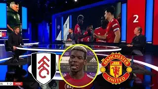 Fulham vs Manchester United 1-2 Paul Pogba Fantastic Goal Reaction⚽ Rio Ferdinand Happy Analysis