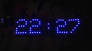 another NTP clock on 8x32 addressable leds (5)