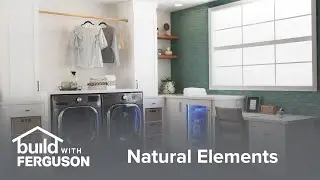 Laundry Room with Natural Elements