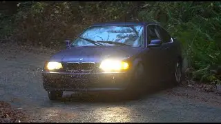 E46 BMW In The Rain