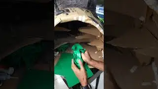Making Cave Decoration #workinginprogress #ganpatidecoration