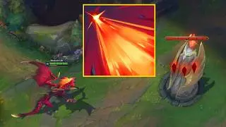 New Shyvana vs. Turrets!