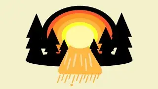 sunset landscape design || graphic design Tutorial || graphics 
