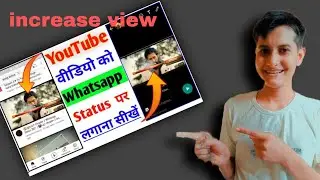 How to set your YouTube videos on WhatsApp status//how to add WhatsApp status long video status