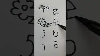 Лёгкий рисунок из цифр. Часть 2 