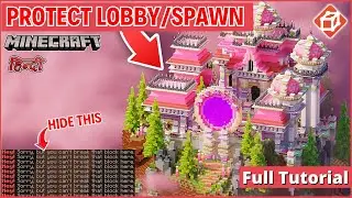 How to Protect Lobby in Minecraft Server | How To Protect Your Spawn | Spawn Protection Plugin