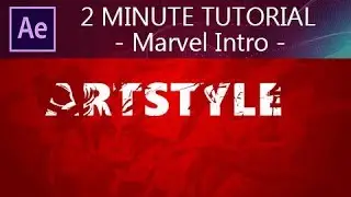 2 Minute Trick in After Effects - Marvel intro Animation