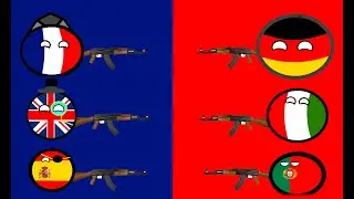 France, UK, and Portugal VS Germany, Italy, and Spain