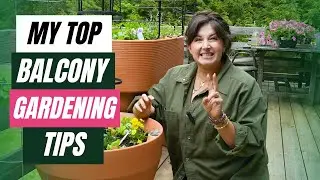 5 Small Space Gardening Tips and Tricks! // Balcony Vegetable Gardening for Beginners