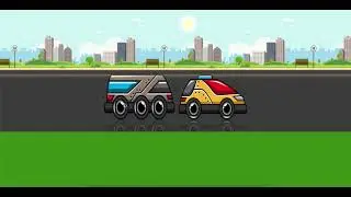 CSS city driveway animation using sprite sheet