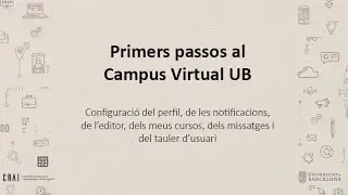 Campus Virtual UB: Configuració inicial