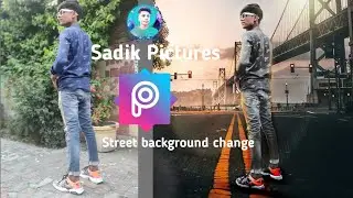 Background change karna bohot aasan || Sadik Pictures|| Background change in PicsArt tutorial video