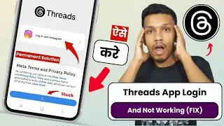 Threads app not working problem (SOLVE) | threads app login problem | threads app not responding