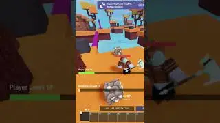 I TROLLED Him In Roblox Bedwars #roblox #bedwars #shorts
