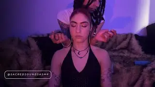 ASMR Head, Neck & Shoulder Massage with a Friend for Deep Relaxation