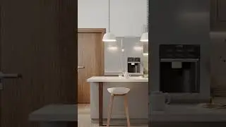 Realistic Kitchen 3D Max + Corona Renderer