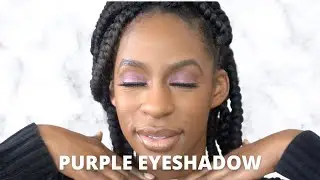 PURPLE EYESHADOW SOFT GLAMS
