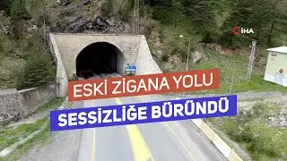 Her gün binlerce aracın geçiş yaptığı yol artık sessizliğe büründü
