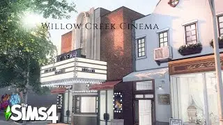 The Sims 4 - Willow Creek Cinema - (NoCC) - Relaxing Speed Build