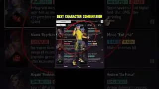 Best Character Combination || br rank & cs rank best character skill combinations