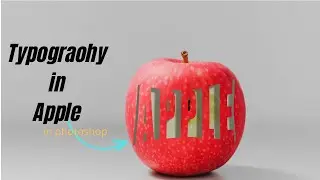 Apple Logo Design And Typography Tutorial in photoshop || photoshop Tutorial || #rrcreative