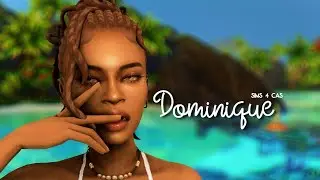 DOMINIQUE | mermaid create a sim | the sims 4